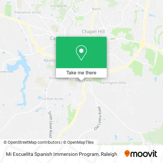 Mi Escuelita Spanish Immersion Program map