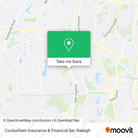 Cockerham Insurance & Financial Ser map