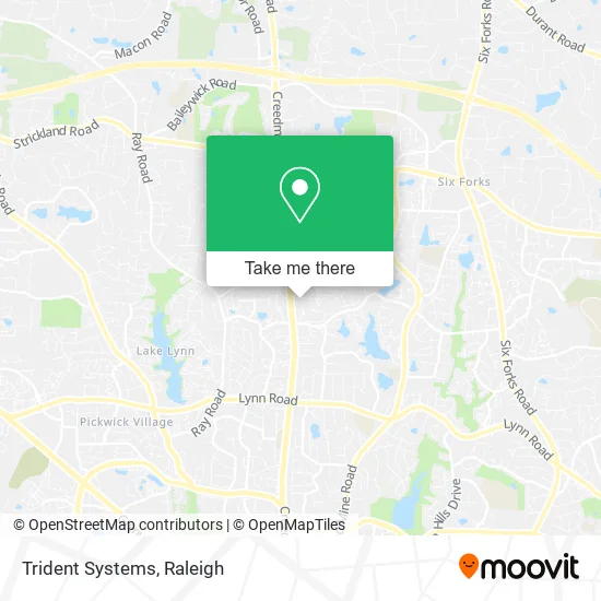 Trident Systems map