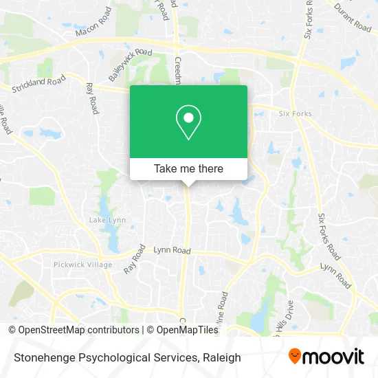Stonehenge Psychological Services map