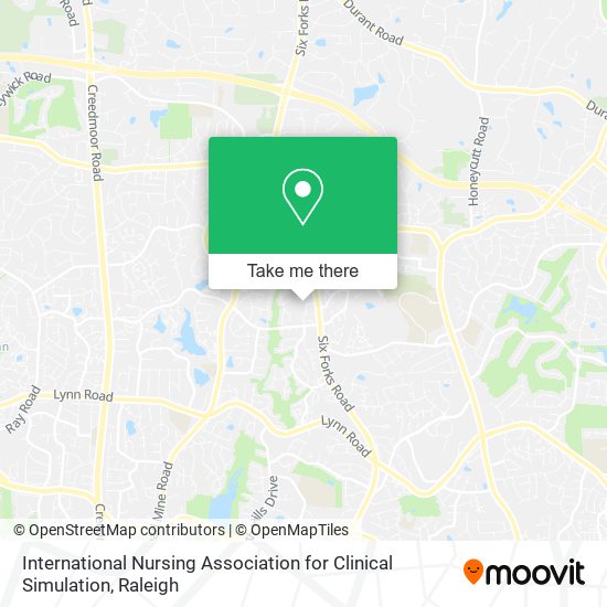 International Nursing Association for Clinical Simulation map