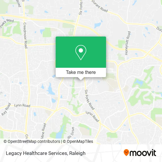 Legacy Healthcare Services map