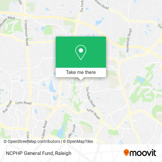 NCPHP General Fund map