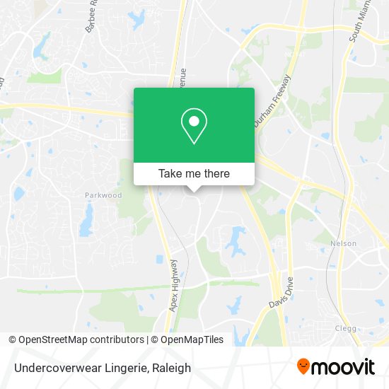 Undercoverwear Lingerie map