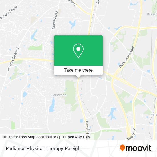 Radiance Physical Therapy map