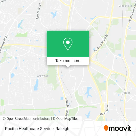 Pacific Healthcare Service map