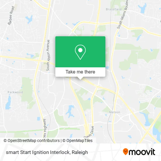 Mapa de smart Start Ignition Interlock