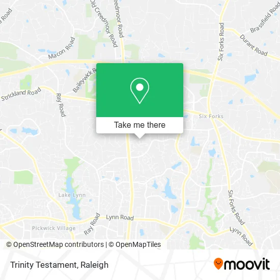 Trinity Testament map