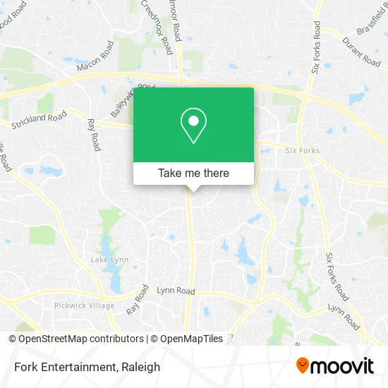 Fork Entertainment map