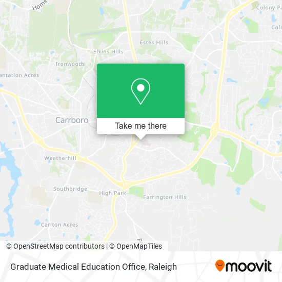 Graduate Medical Education Office map