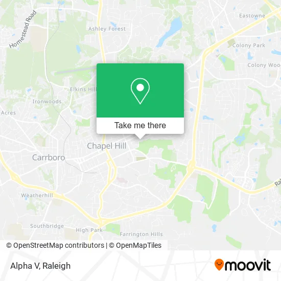 Alpha V map