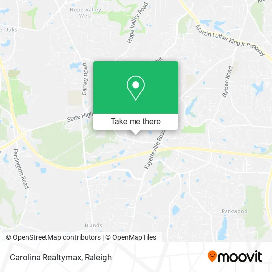 Carolina Realtymax map