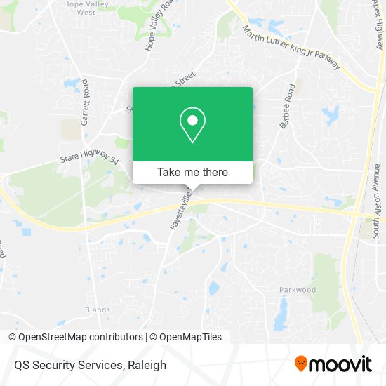 QS Security Services map