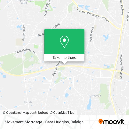 Movement Mortgage - Sara Hudgins map