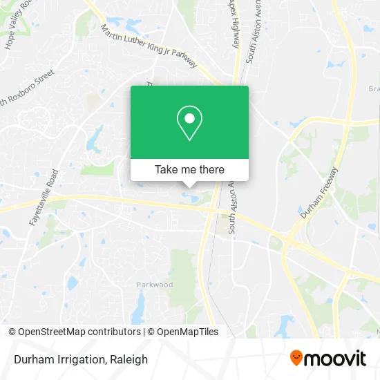 Durham Irrigation map