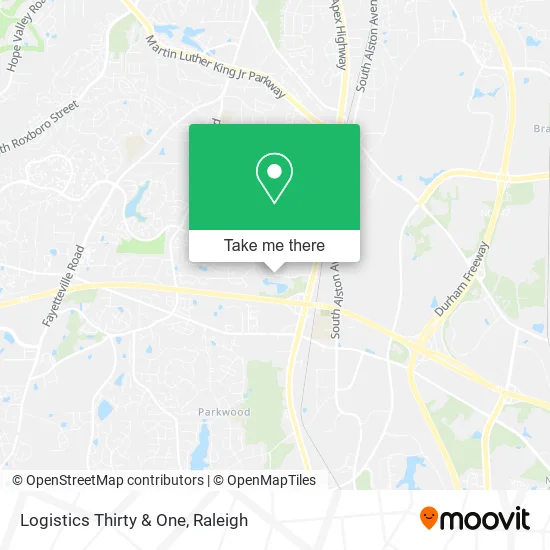 Mapa de Logistics Thirty & One