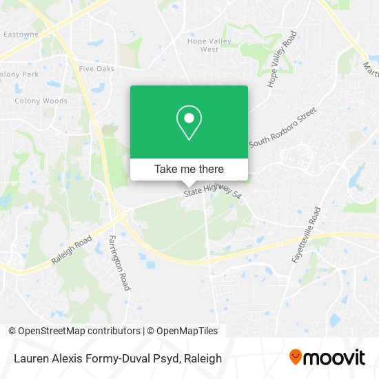 Lauren Alexis Formy-Duval Psyd map