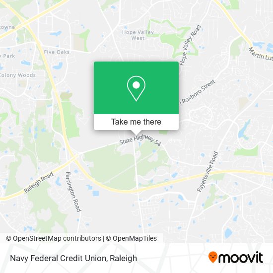 Navy Federal Credit Union map