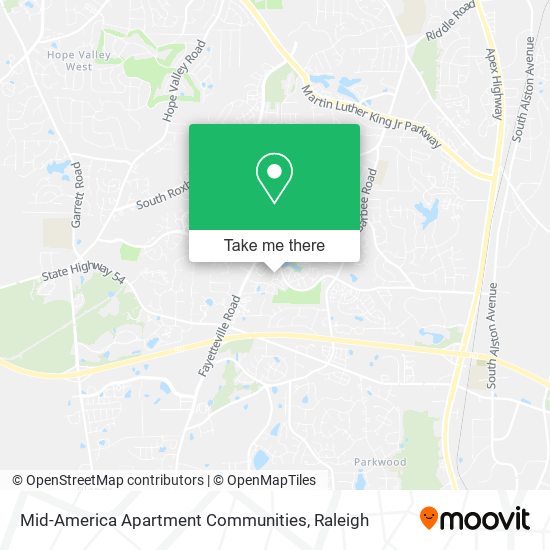 Mid-America Apartment Communities map