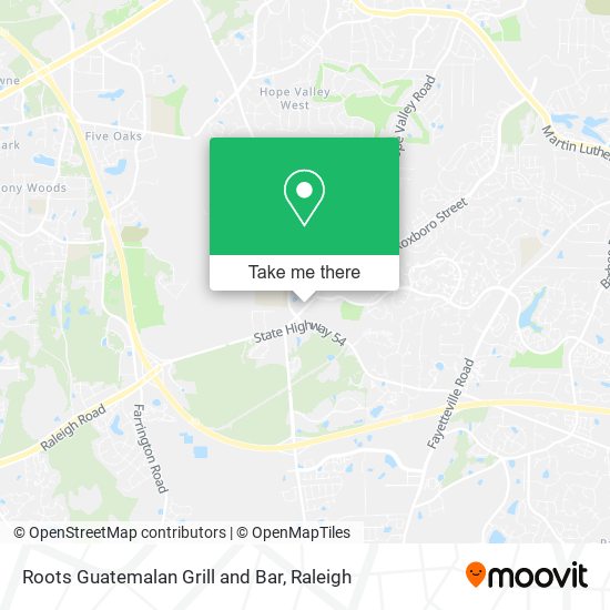 Roots Guatemalan Grill and Bar map