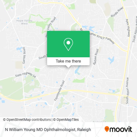 N William Young MD Ophthalmologist map