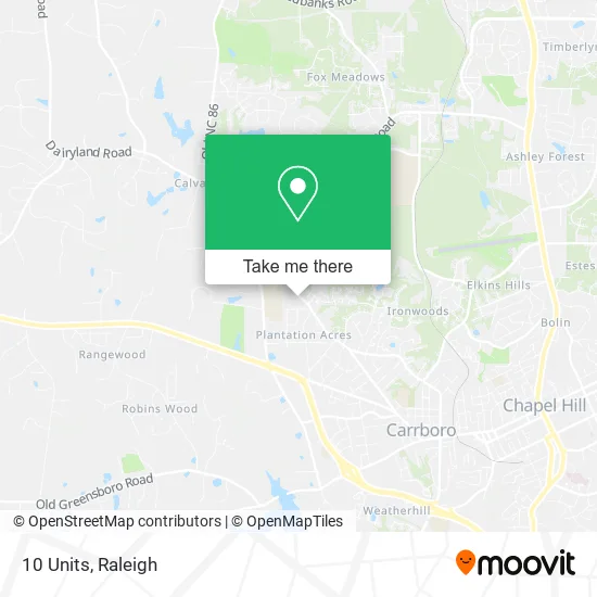 10 Units map