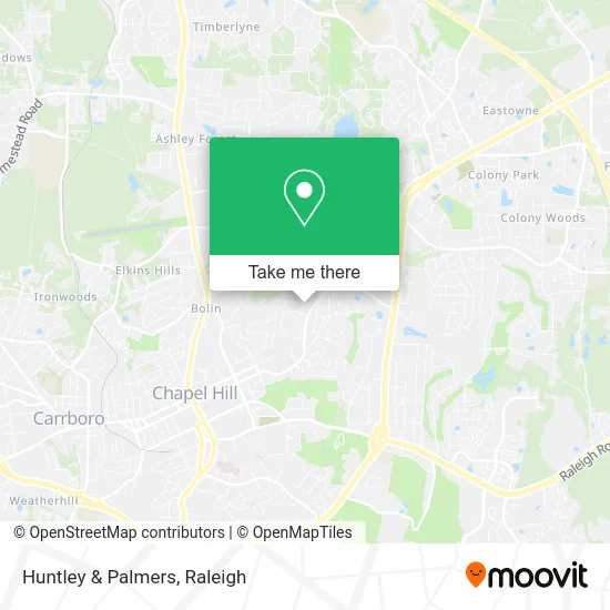 Huntley & Palmers map