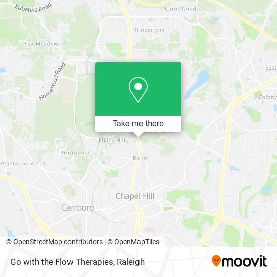 Go with the Flow Therapies map