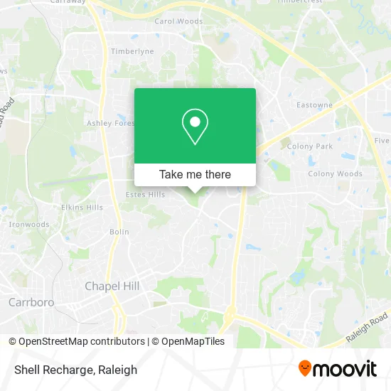 Shell Recharge map
