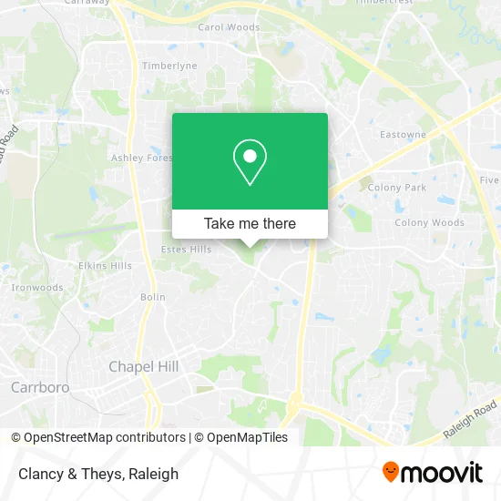 Clancy & Theys map