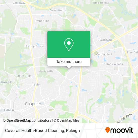 Coverall Health-Based Cleaning map