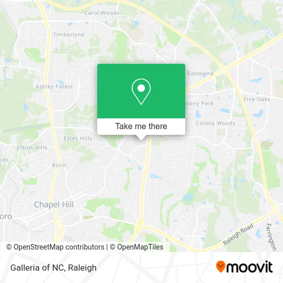 Galleria of NC map