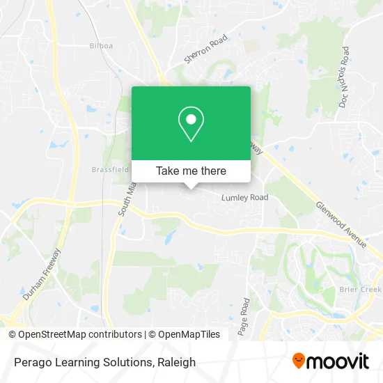 Perago Learning Solutions map
