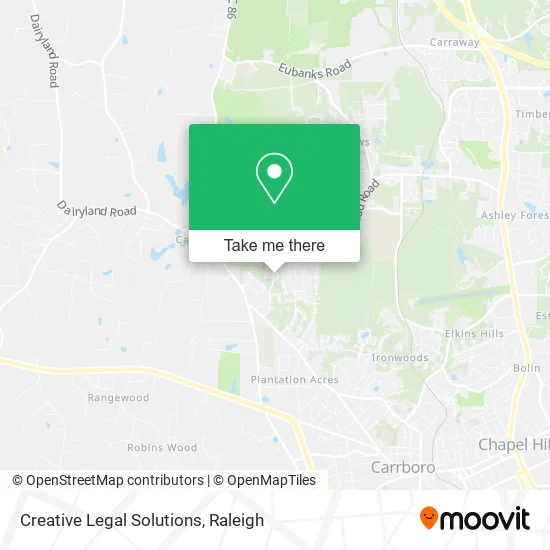 Creative Legal Solutions map