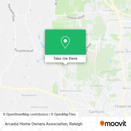Arcadia Home Owners Association map