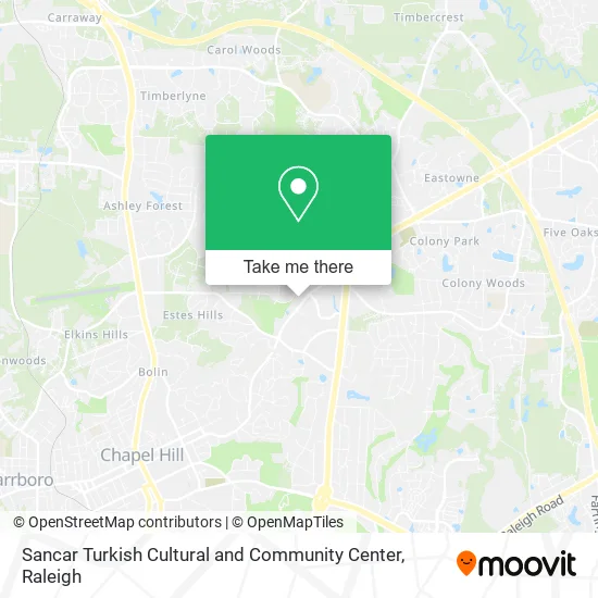 Sancar Turkish Cultural and Community Center map