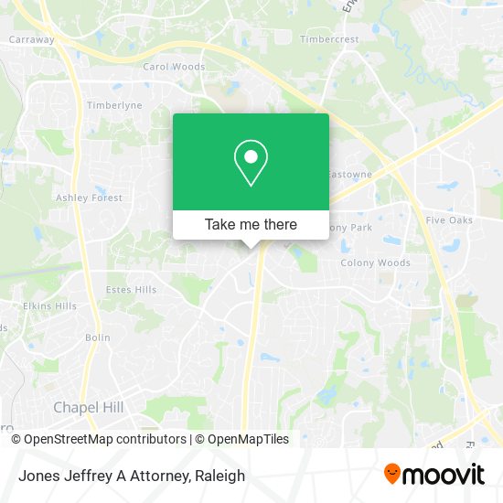 Mapa de Jones Jeffrey A Attorney