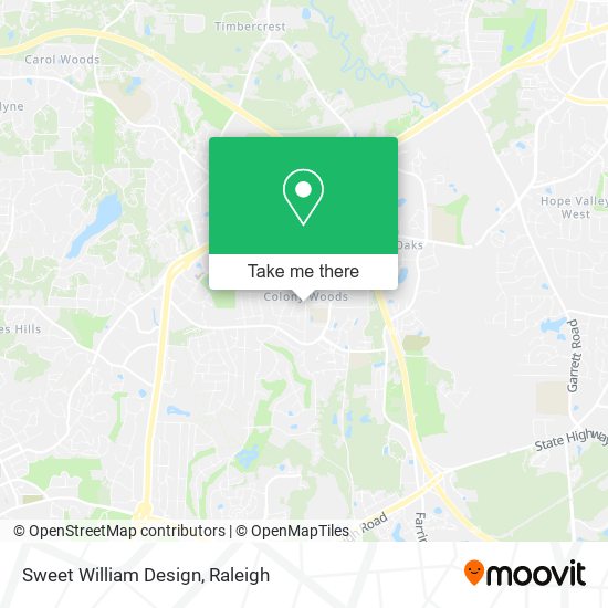 Mapa de Sweet William Design