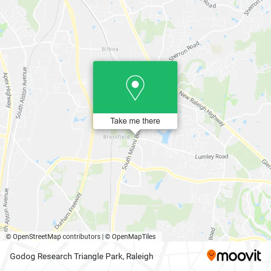 Godog Research Triangle Park map