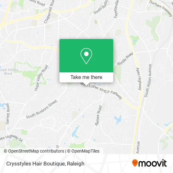 Crysstyles Hair Boutique map