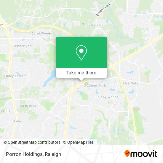Porron Holdings map