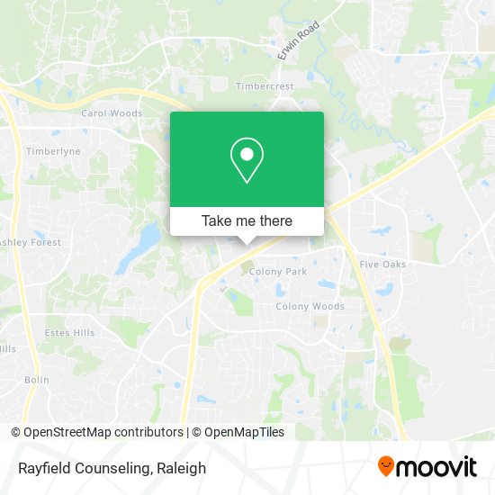 Rayfield Counseling map