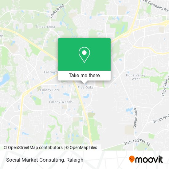 Mapa de Social Market Consulting