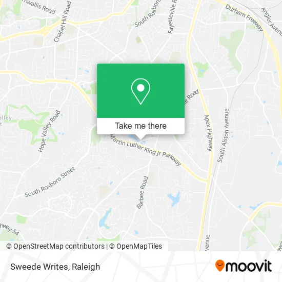 Sweede Writes map