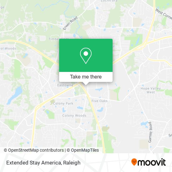 Extended Stay America map