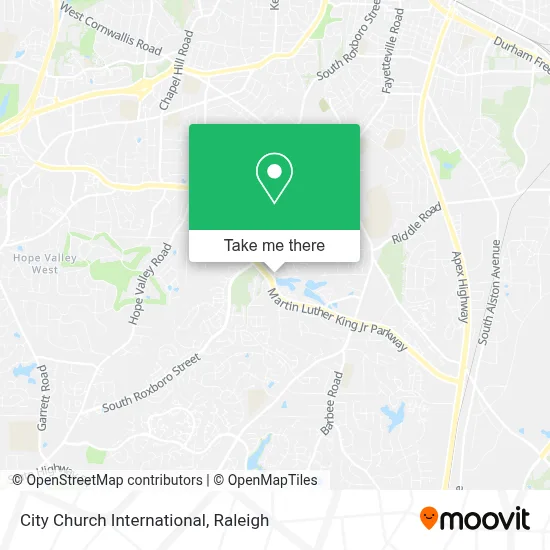 City Church International map