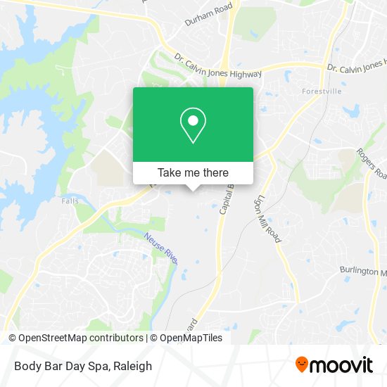 Body Bar Day Spa map