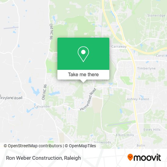Mapa de Ron Weber Construction