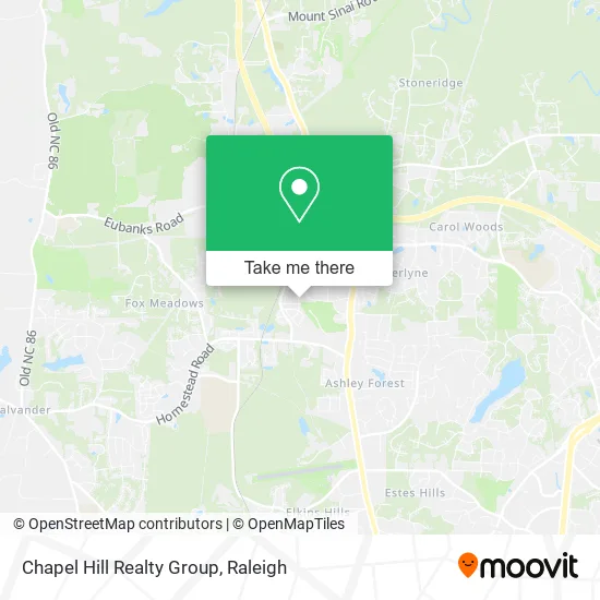Chapel Hill Realty Group map