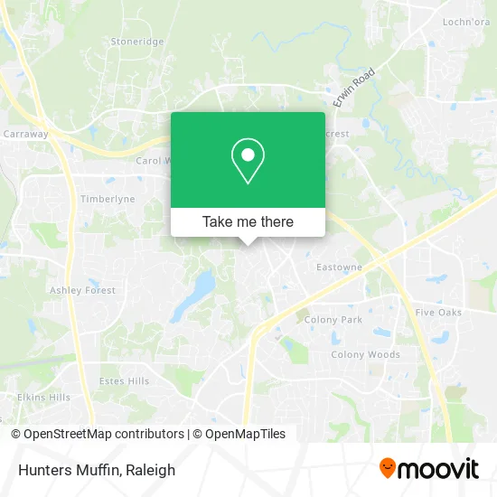 Hunters Muffin map